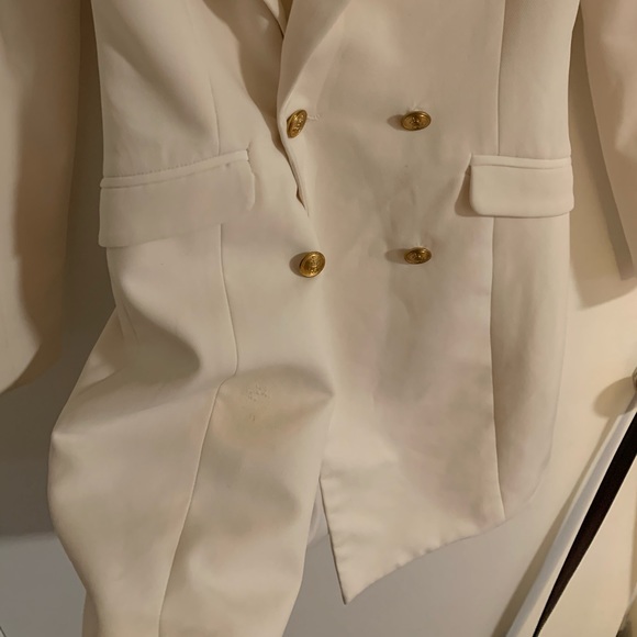 Enterprise Blazer dress in white and gold - Picture 3 of 4